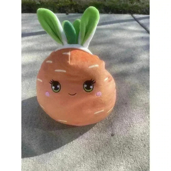 Squishmallow Caroleena Big Carrot 12" Kellytoy Orange Stuffed Animal NWOT - Picture 1 of 2